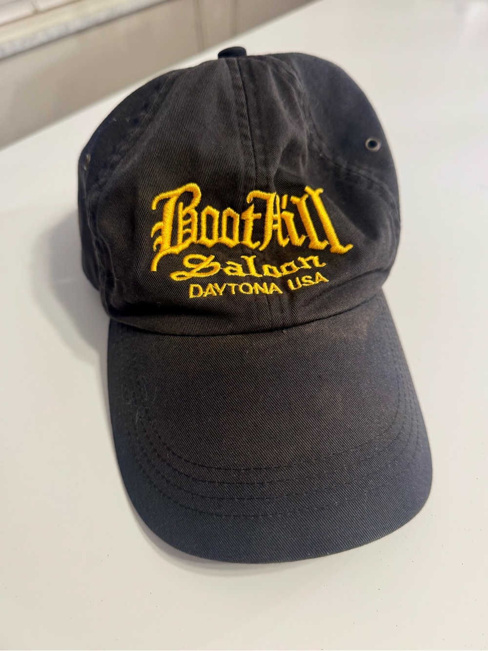 Anvil Black BootHill Saloon Baseball Cap- 100% Cotton